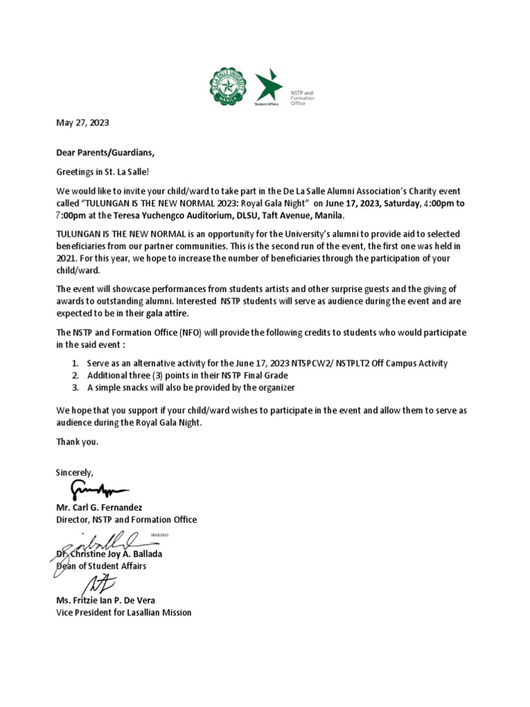 DLSAA Tulungan is the New Normal June 17 2023 PDF