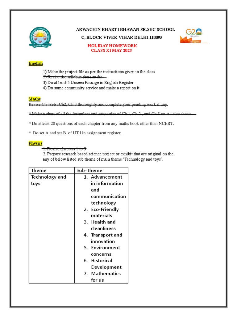 holiday-homework-class-xi-may-2023-arwachin-bharti-bhawan-sr-sec
