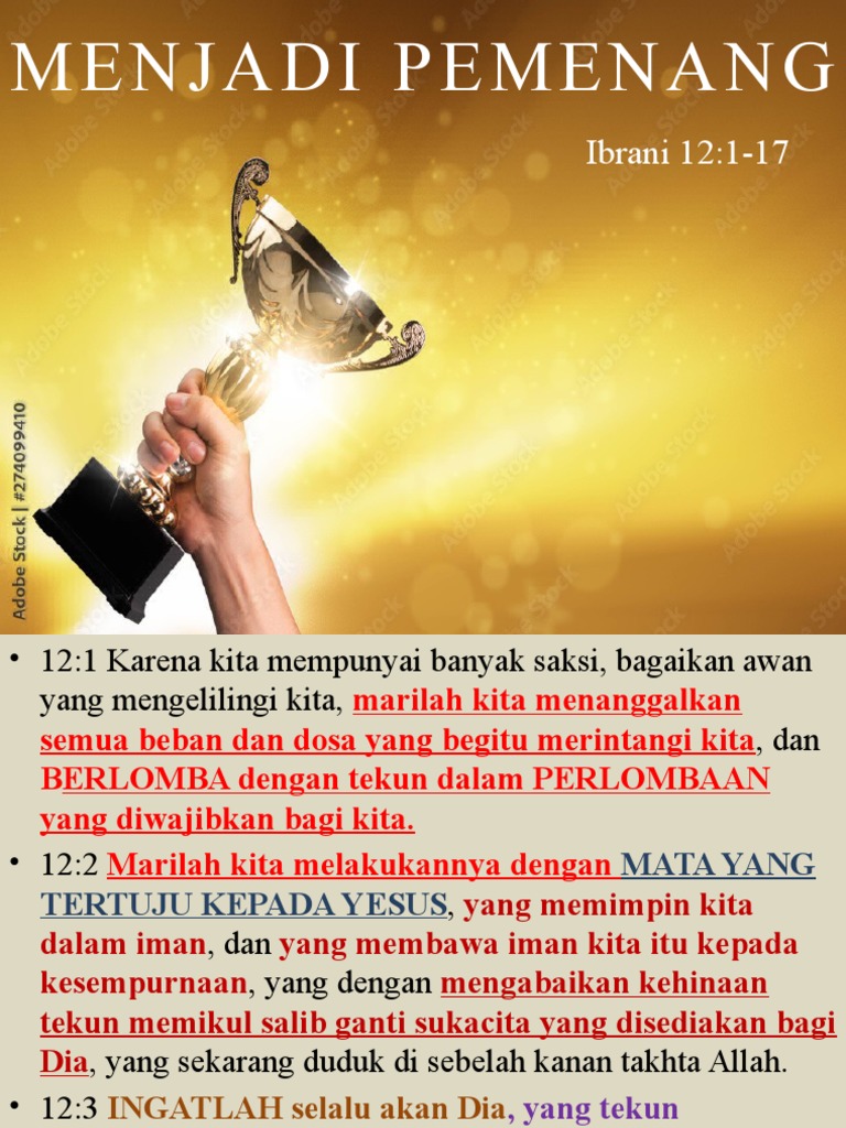 Menjadi Pemenang | PDF | Religion & Spirituality