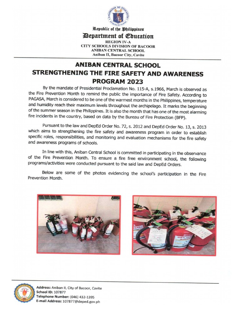 Fire Prevention Month Narrative SY 2022 202320230411 PDF