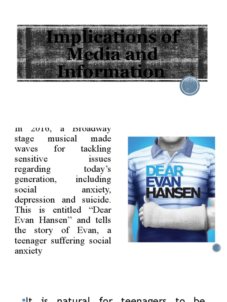 Implications of Media and Information | PDF