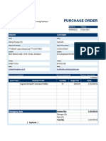 Contoh Purchase Order