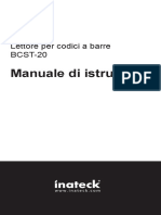 Lettore Barcode BCST-20 - Instruction - Manual - V6
