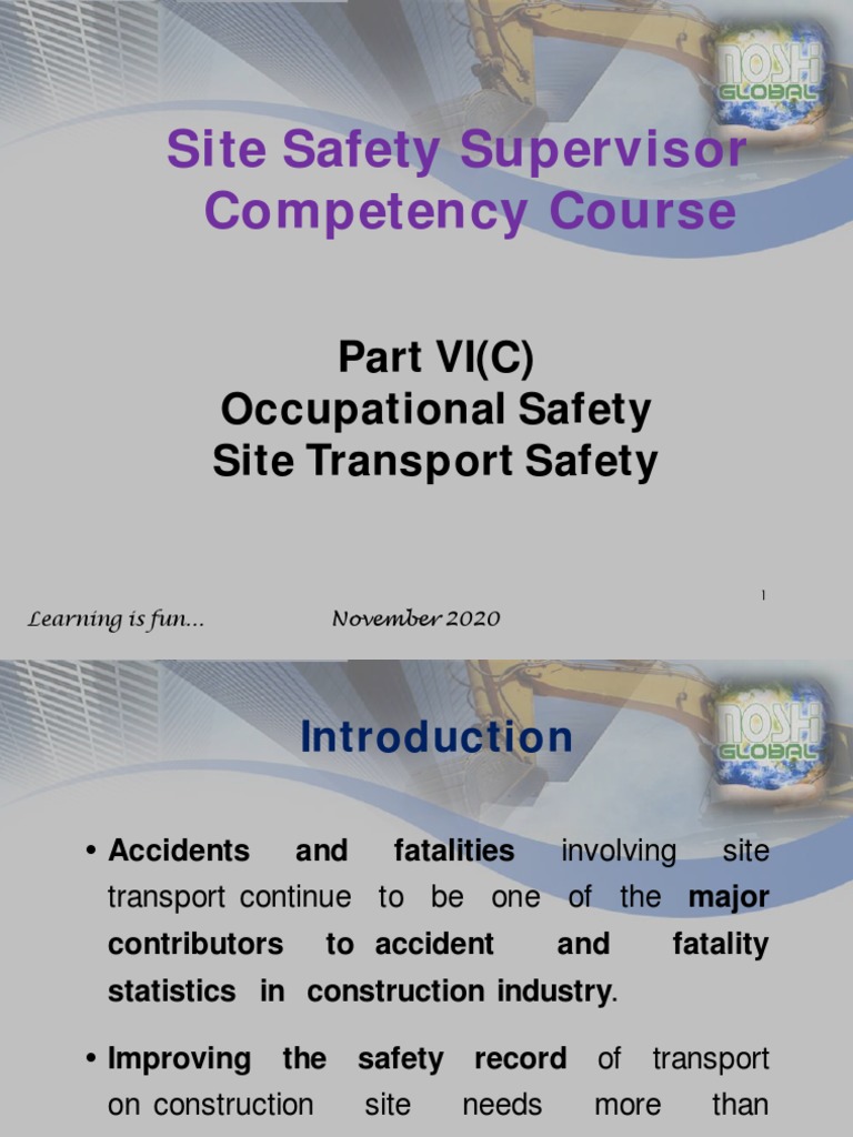 Site Transport Safety Training Guide | PDF | Transport | Speed Limit