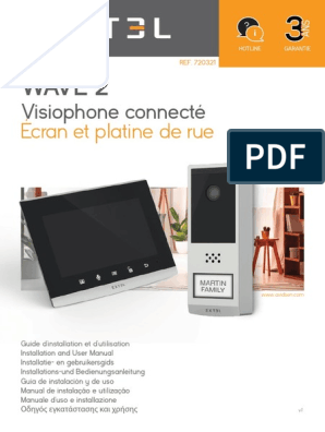 Visiophone sans fil - Connecté - Wave - Extel