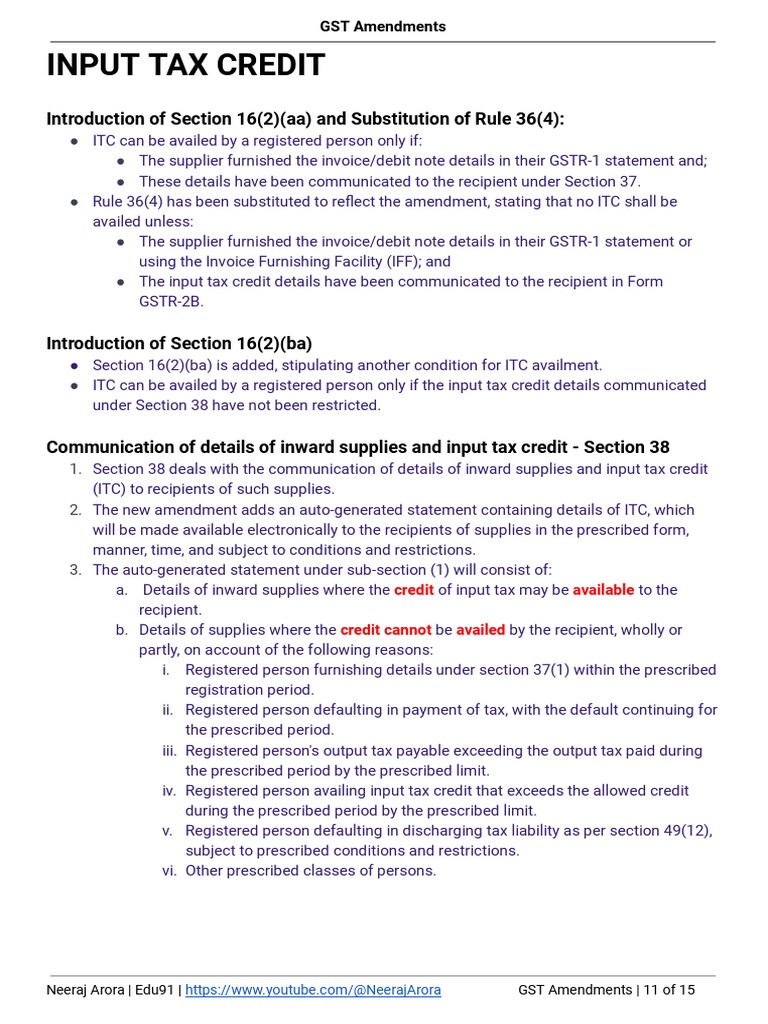 Gst amendment part 2 pdf