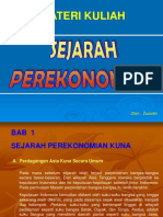 Sejarah Perekonomian