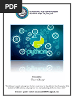 Python Programming LAB IV Sem NEP-1