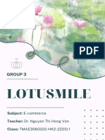 Group 3 Lotusmile Report