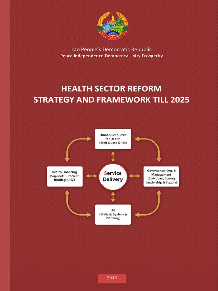 Lao Health Sector Reform Strategy and Framework 2025