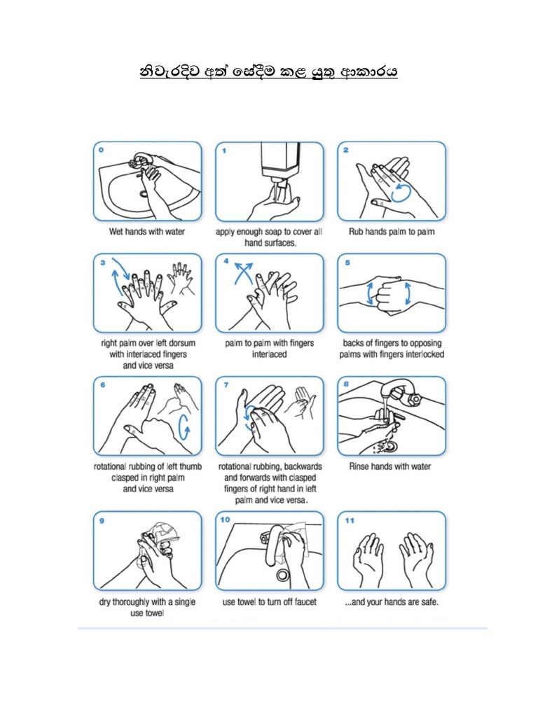Hand Washing PDF