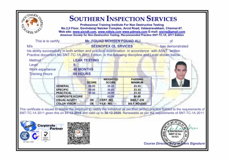 Leak & Pressure Test | PDF