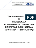 Cod Conduita Etica Pers SP SF Spiridon Iasi