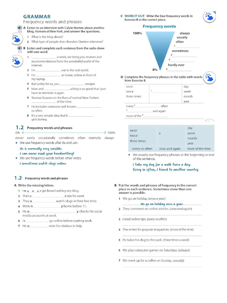 B1 Exercises | PDF