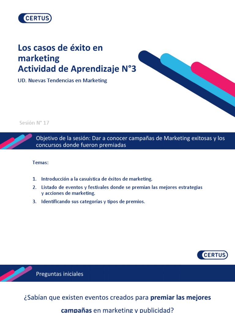 Actividadad 9 Los Caso de Exito en Marketing PDF Publicidad
