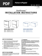 Fisher-Paykel DD603 Dishdrawer Diagnostics | Light Emitting Diode