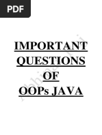 Java Important