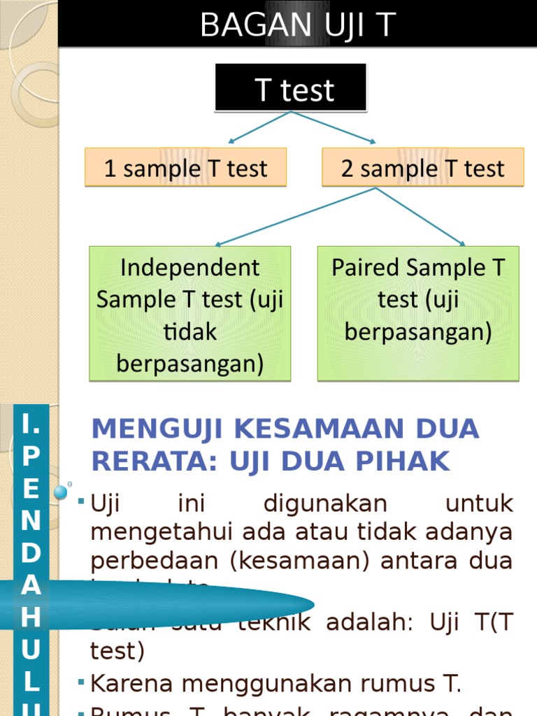 Panduan Lengkap Uji T dalam Statistik | PDF