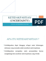 Ketidakpastian (: Uncertainty)