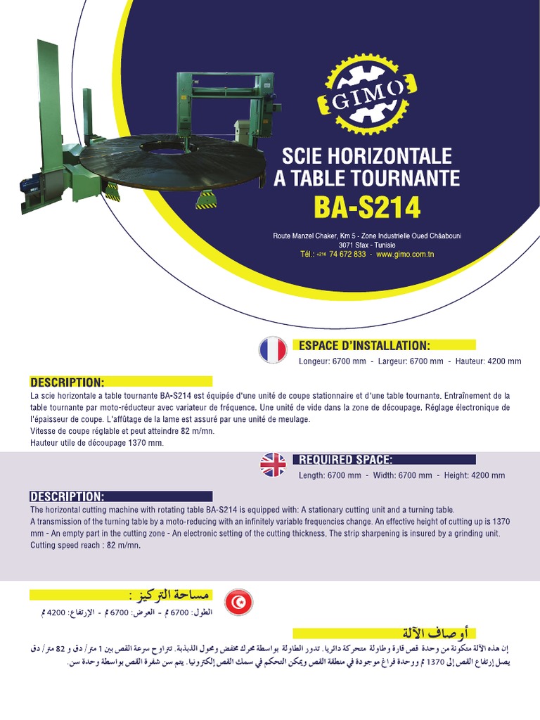 SH Table Tournante-1 | PDF