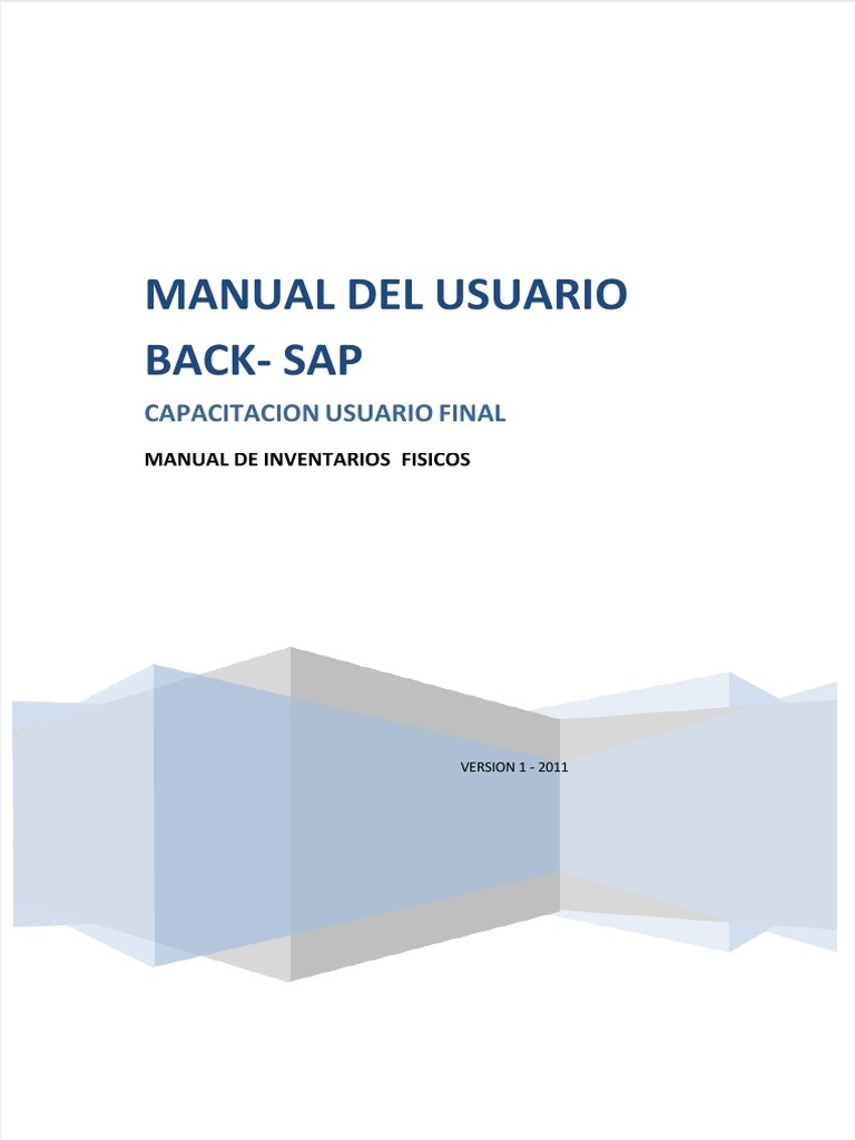 Manual de Inventarios Físicos en SAP | PDF | Inventario | Contabilidad
