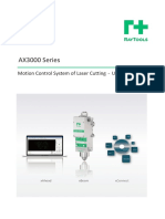 AX3000 Series: Motion Control System of Laser Cutting - User Manual