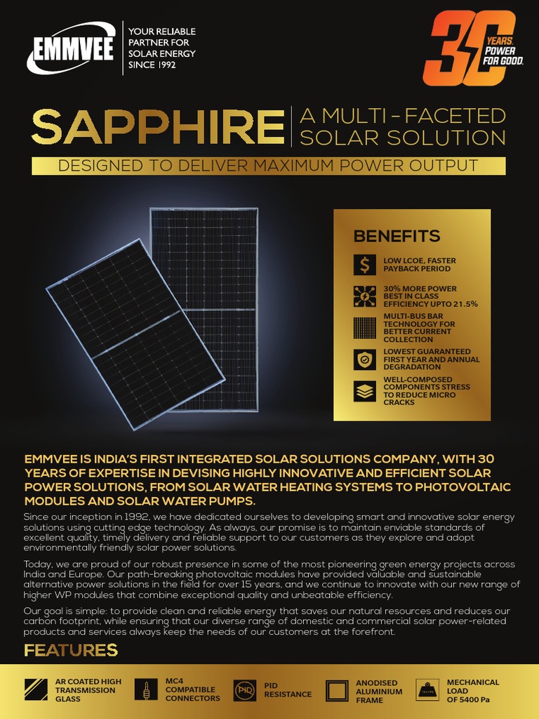 Bifacial Glass To Glass Module | PDF | Solar Energy | Electric Power ...