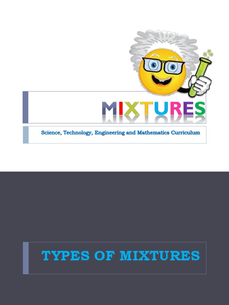 Lesson Explainer: Mixtures _ Mixtures: what do they look like? – FHSKM