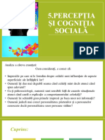 5. Percepția și cogniția sociala(1)