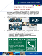 8) . - Procedimiento de Comunicación Frente A Emergencias
