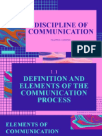 12 The Discipline of Communication No Videos