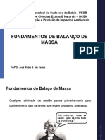 Fundamentos de Balanço de Massa