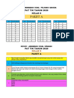 Kunci Tik Pat Kelas 9 Pas 2019-2020