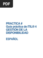 Gestión de La Disponibilidad