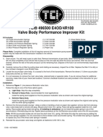 TCI® 496500 E4OD/4R100 Valve Body Performance Improver Kit