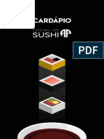 Cardapio Sushi Ago 2022