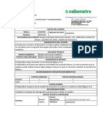 Informe Técnico #000069 Proyectos, Construccion Y Comisionamiento