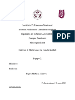 Práctica 4. Mediciones de Conductividad