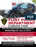 June 16 Flint PD Hiring Event Fenton Flyer