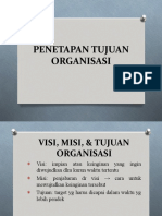 Penetapan Tujuan Organisasi