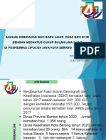 Asuhan Kebidanan Bayi Baru Lahir Pada Bayi Ny.M Dengan Neonatus Cukup Bulan Usia 2 Jam Di Puskesmas Cipocok Jaya Kota Serang Tahun 2021