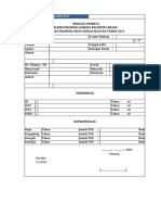 Form A, Biodata Peserta