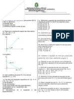 TD de revisão geometria analitica 2