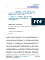 Decodificando El DUA, Evidencia Empírica