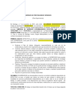 Contrato de Prestacion de Servicios - Effectiva