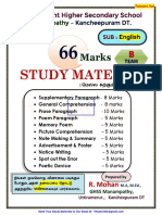 10 English Materials Study Material 66 Mark (B Team)