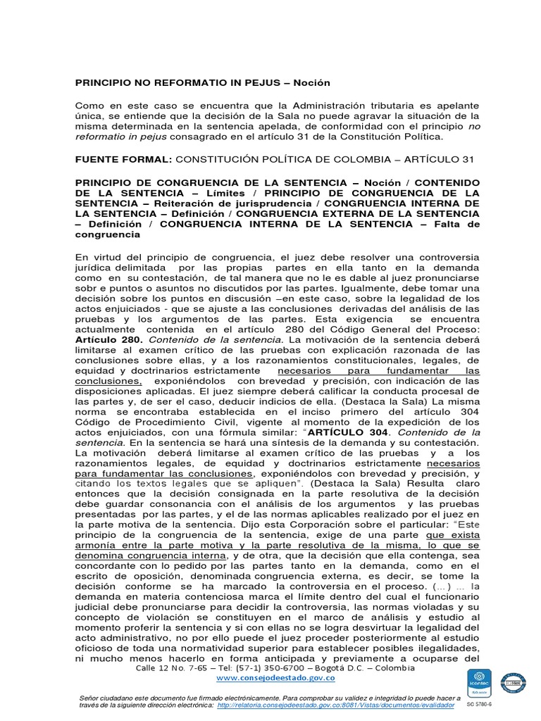 Sentencia C.E. Sección Cuarta 76001233100020120065301 (25175