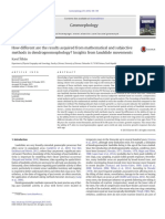 How Different Are The Results Acquired From Mathematical and Sub 2016 Geomor