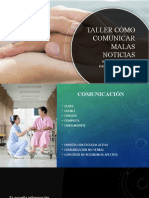 Taller Como Comunicar Malas Noticias FEBRERO2020