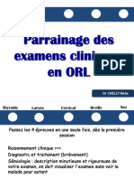 Parrainage Cliniques ORL